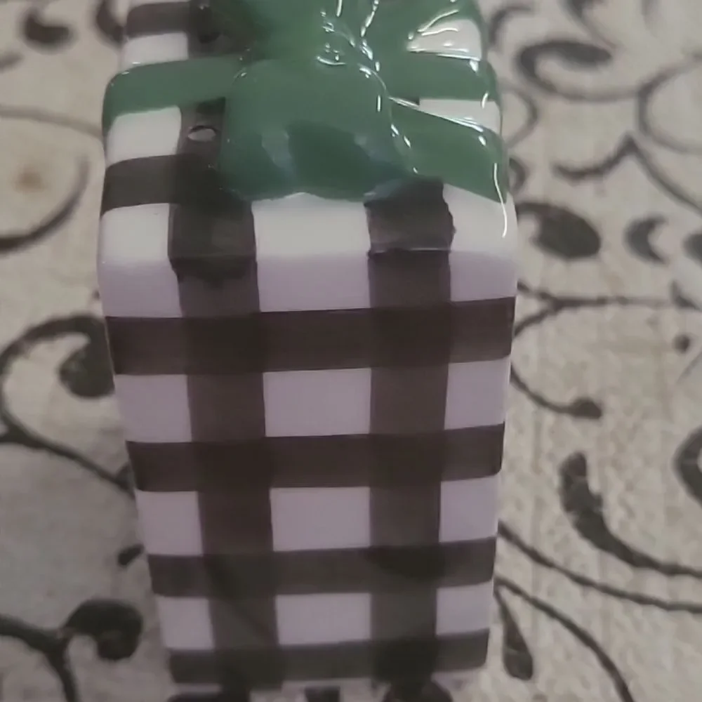 Hallmark Salt and Pepper Shakers and Tray